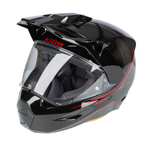 Casque X1 Alpha ECE/DOT Quanta-Gloss-Black-Fiery-Red - Klim - Nomade Racing