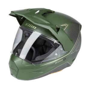 Casque X1 Alpha ECE/DOT Quanta-Matte-Rifle-Green-Oil-Green - Klim - Nomade Racing